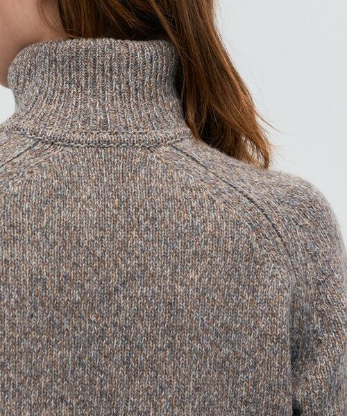 TOMORROWLAND / トゥモローランド ニット・セーター | ウールナイロンメランジ ジップアッププルオーバー | 詳細7