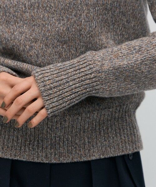 TOMORROWLAND / トゥモローランド ニット・セーター | ウールナイロンメランジ ジップアッププルオーバー | 詳細8