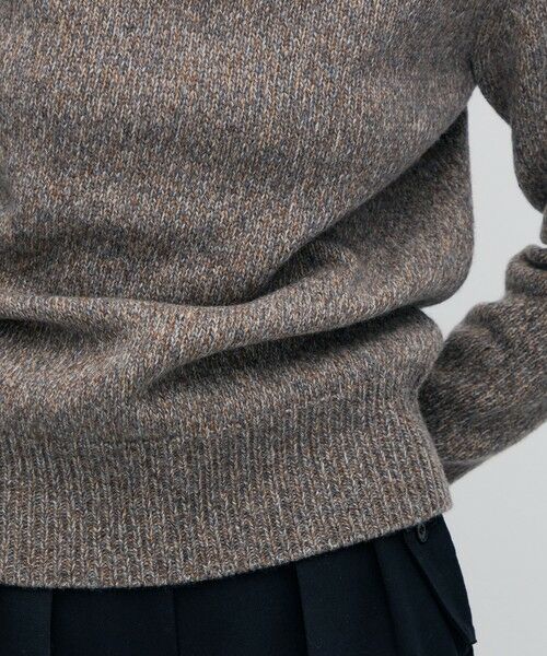 TOMORROWLAND / トゥモローランド ニット・セーター | ウールナイロンメランジ ジップアッププルオーバー | 詳細9