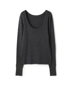 TOMORROWLAND / トゥモローランド Tシャツ | ウールワッフルジャージー フィットカットソー