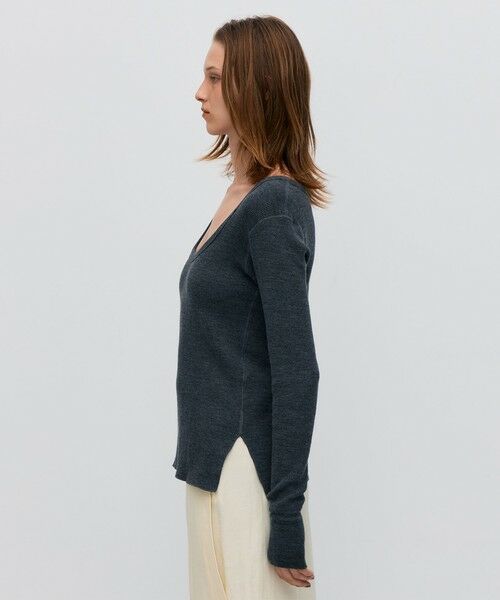 TOMORROWLAND / トゥモローランド Tシャツ | ウールワッフルジャージー フィットカットソー | 詳細3