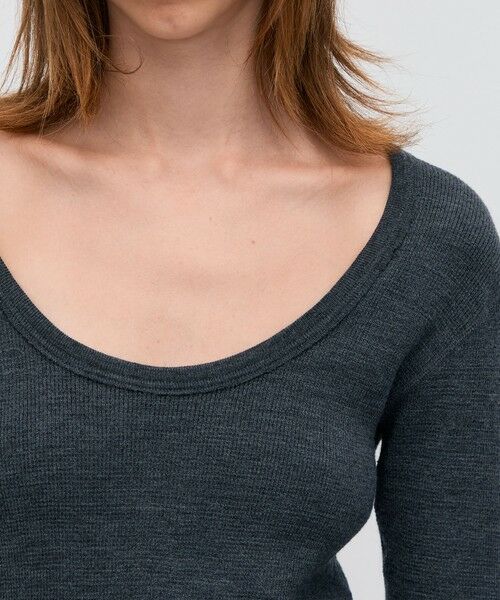 TOMORROWLAND / トゥモローランド Tシャツ | ウールワッフルジャージー フィットカットソー | 詳細5