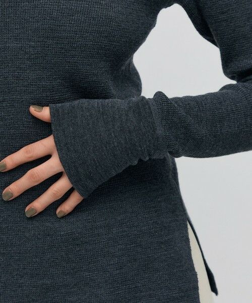 TOMORROWLAND / トゥモローランド Tシャツ | ウールワッフルジャージー フィットカットソー | 詳細7