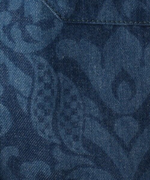 TOMORROWLAND / トゥモローランド ブルゾン | ブルーデニムプリント ワークジャケット | 詳細12