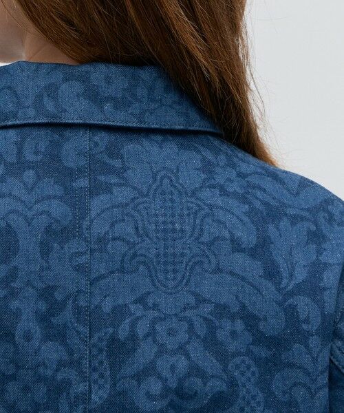 TOMORROWLAND / トゥモローランド ブルゾン | ブルーデニムプリント ワークジャケット | 詳細7