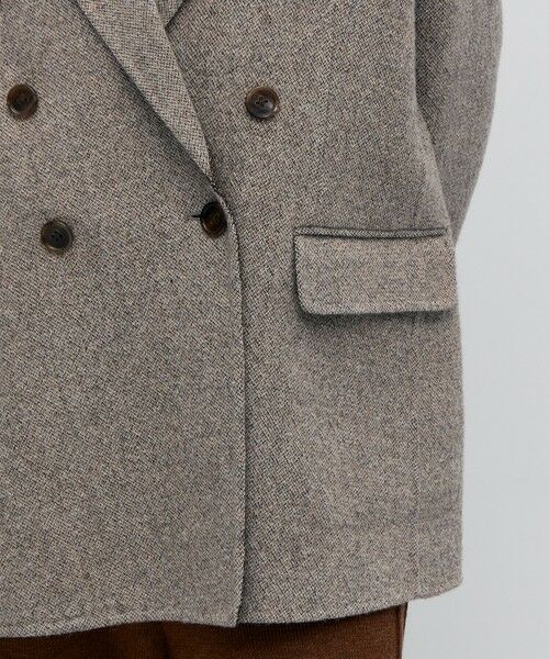 TOMORROWLAND / トゥモローランド テーラードジャケット | オートミールダブルフェイス リバージャケットコート | 詳細11