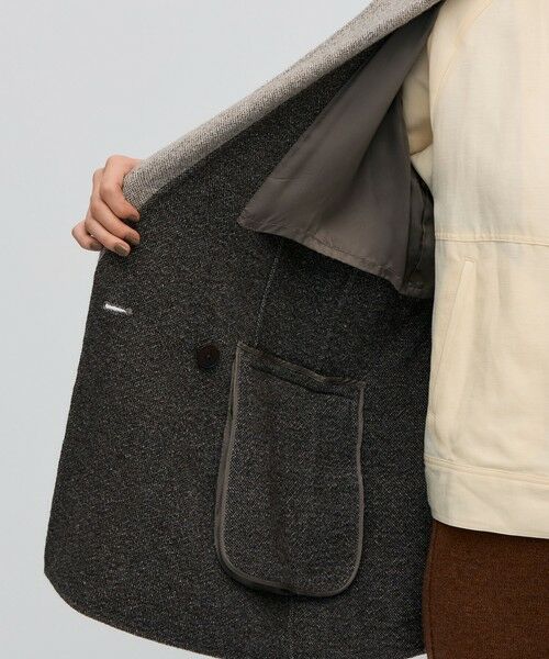 TOMORROWLAND / トゥモローランド テーラードジャケット | オートミールダブルフェイス リバージャケットコート | 詳細6