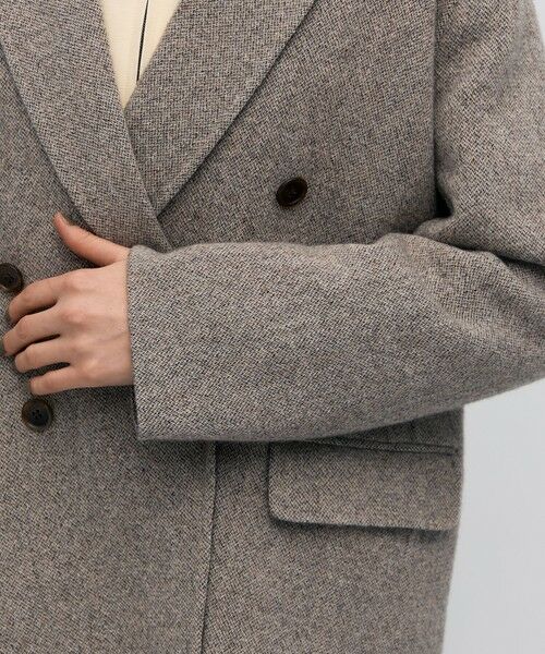 TOMORROWLAND / トゥモローランド テーラードジャケット | オートミールダブルフェイス リバージャケットコート | 詳細9