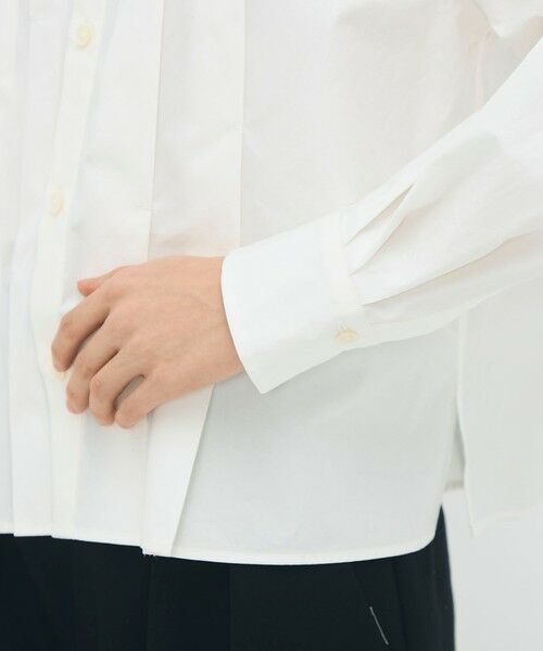 TOMORROWLAND / トゥモローランド シャツ・ブラウス | コットンシルクタイプライター ランダムダックシャツ | 詳細6