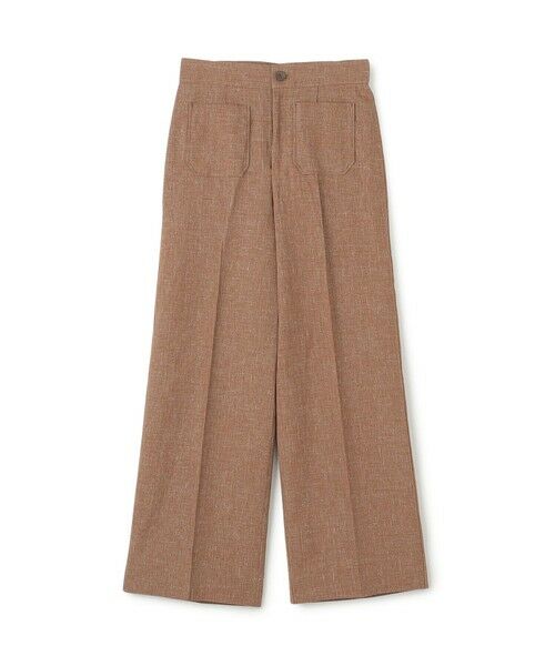 TOMORROWLAND / トゥモローランド その他パンツ | コットンリネンスラブ ポケットワイドパンツ(47 ブラウン)