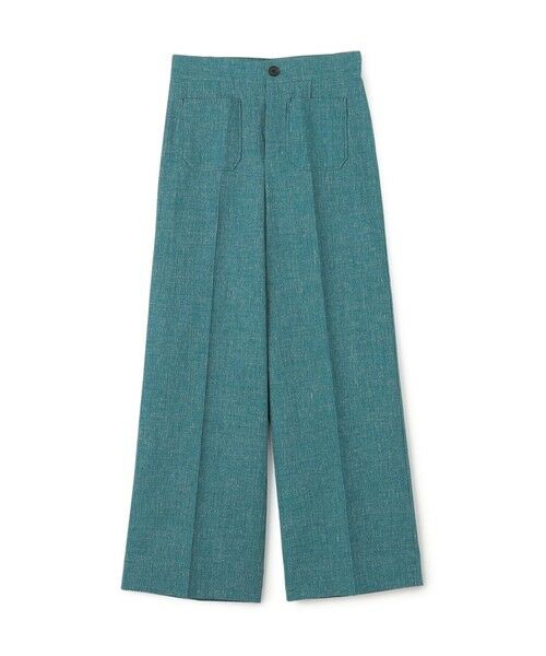 TOMORROWLAND / トゥモローランド その他パンツ | コットンリネンスラブ ポケットワイドパンツ(65 ブルー)
