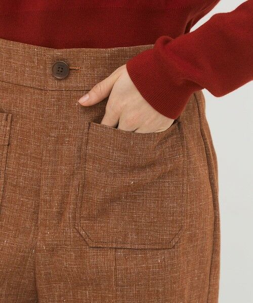 TOMORROWLAND / トゥモローランド その他パンツ | コットンリネンスラブ ポケットワイドパンツ | 詳細8