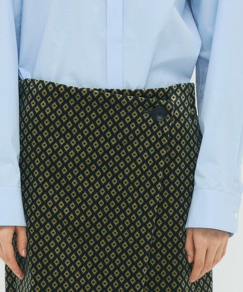 TOMORROWLAND / トゥモローランド ミニ・ひざ丈スカート | コットンベルベット ジオメトリックプリントミニスカート | 詳細5