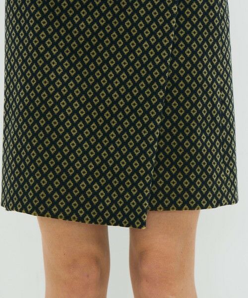 TOMORROWLAND / トゥモローランド ミニ・ひざ丈スカート | コットンベルベット ジオメトリックプリントミニスカート | 詳細8
