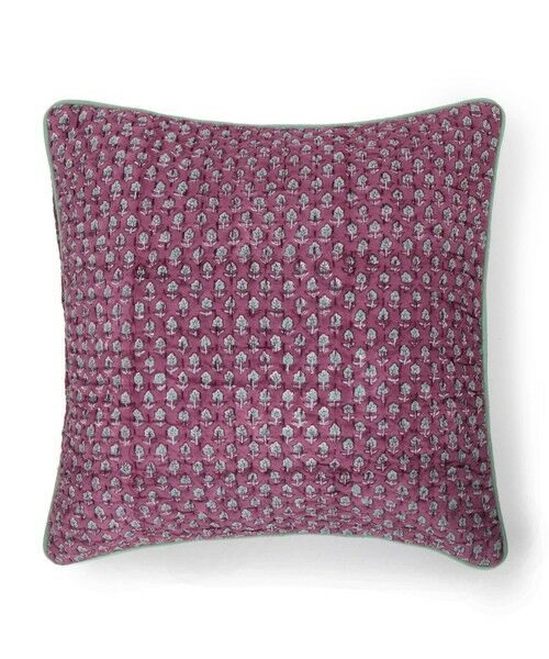 TOMORROWLAND / トゥモローランド インテリア・インテリア雑貨 | ブロックプリントキルト クッションカバー(45cm×45cm) | 詳細1