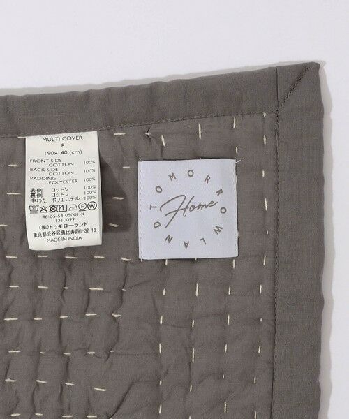 TOMORROWLAND / トゥモローランド インテリア・インテリア雑貨 | ブロックプリントキルト マルチカバー L | 詳細3