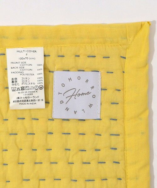 TOMORROWLAND / トゥモローランド インテリア・インテリア雑貨 | ブロックプリントキルト マルチカバー S | 詳細4