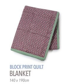 TOMORROWLAND / トゥモローランド インテリア・インテリア雑貨 | ブロックプリントキルト マルチカバー L