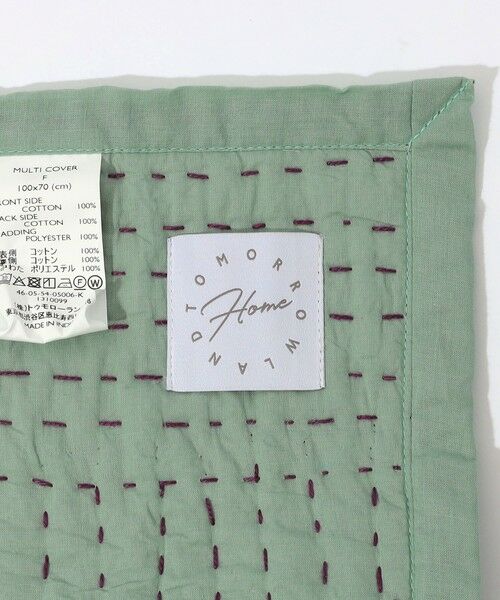 TOMORROWLAND / トゥモローランド インテリア・インテリア雑貨 | ブロックプリントキルト マルチカバー S | 詳細4