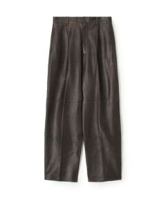 TOMORROWLAND / トゥモローランド スラックス・ドレスパンツ | クラッシュレザー スラックス