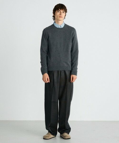 TOMORROWLAND / トゥモローランド スラックス・ドレスパンツ | クラッシュレザー スラックス | 詳細1