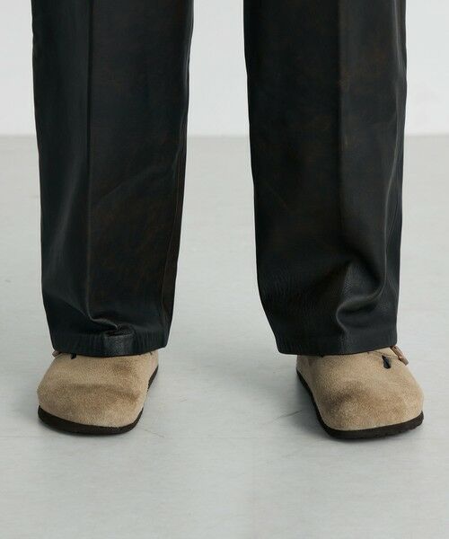 TOMORROWLAND / トゥモローランド スラックス・ドレスパンツ | クラッシュレザー スラックス | 詳細8