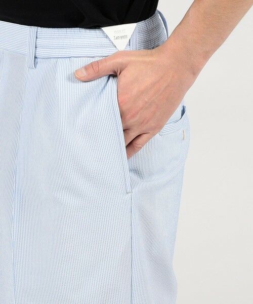 TOMORROWLAND / トゥモローランド ショート・ハーフ・半端丈パンツ | Tangent NEVILL SHORTS ポリエステル シアサッカー 2プリーツイージーショーツ | 詳細7