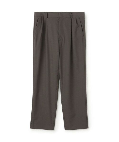TOMORROWLAND / トゥモローランド その他パンツ | ウールタイプライター サイドライン2タックパンツ(17 チャコールグレー)