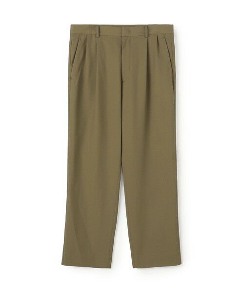 TOMORROWLAND / トゥモローランド その他パンツ | ウールタイプライター サイドライン2タックパンツ(57 カーキ)