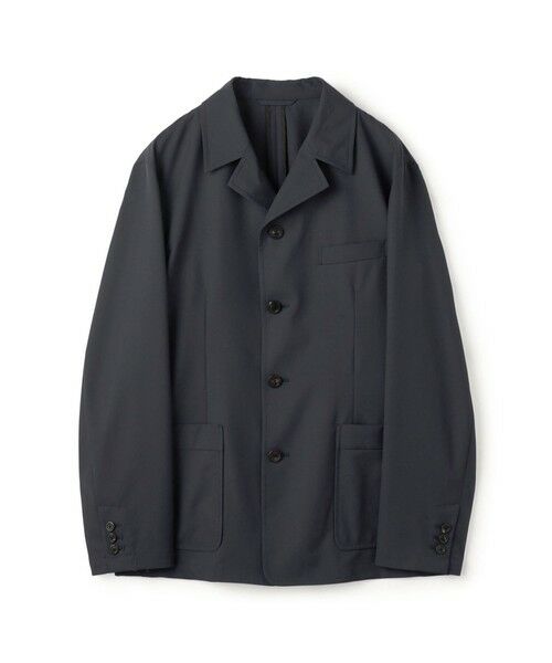 TOMORROWLAND / トゥモローランド テーラードジャケット | ウールタイプライター 4Bテーラードジャケット(69 ネイビー)