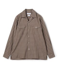 TOMORROWLAND / トゥモローランド シャツ・ブラウス | コットンオンブレーチェック ダブルポケットオープンカラーシャツ ALBINI
