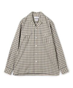 TOMORROWLAND / トゥモローランド シャツ・ブラウス | コットンオンブレーチェック ダブルポケットオープンカラーシャツ ALBINI