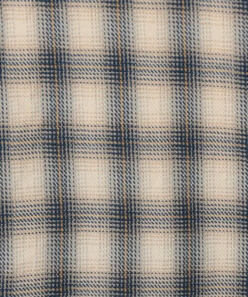 TOMORROWLAND / トゥモローランド シャツ・ブラウス | コットンオンブレーチェック ダブルポケットオープンカラーシャツ ALBINI | 詳細10