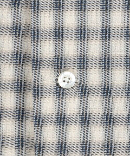 TOMORROWLAND / トゥモローランド シャツ・ブラウス | コットンオンブレーチェック ダブルポケットオープンカラーシャツ ALBINI | 詳細9