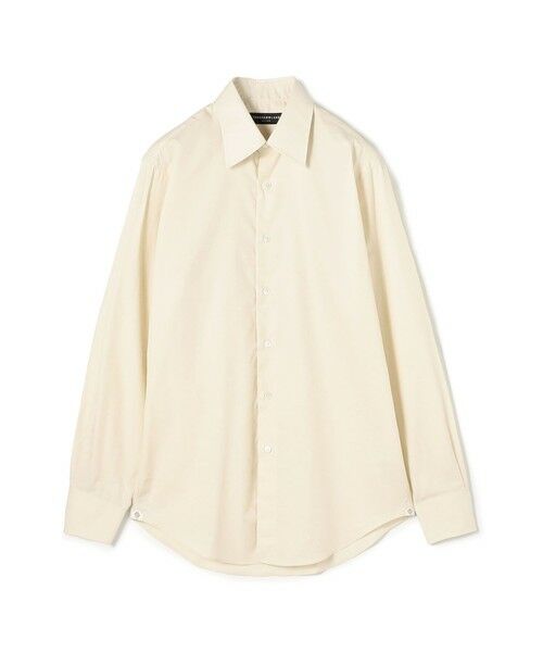 TOMORROWLAND/トゥモローランド 120/2スーピマコットンブロード レギュラーカラー ドレスシャツ 43 ベージュ 38