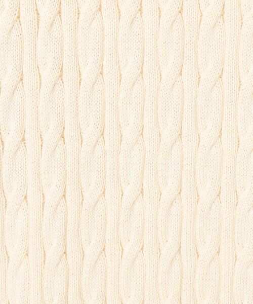 TOMORROWLAND / トゥモローランド ニット・セーター | コットンシルク ポロカラー ケーブルニット | 詳細10
