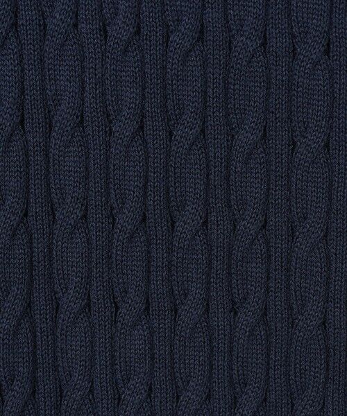 TOMORROWLAND / トゥモローランド ニット・セーター | コットンシルク ポロカラー ケーブルニット | 詳細12