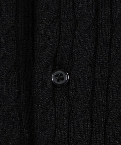 TOMORROWLAND / トゥモローランド ニット・セーター | コットンシルク ポロカラー ケーブルニット | 詳細8