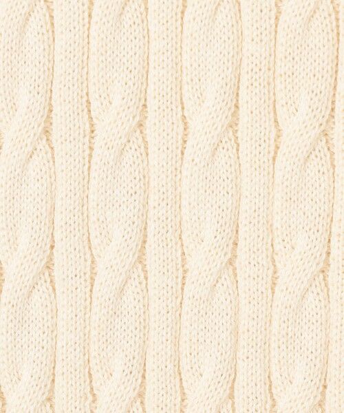 TOMORROWLAND / トゥモローランド ニット・セーター | コットンシルク Vネックプルオーバー ケーブルニット | 詳細8