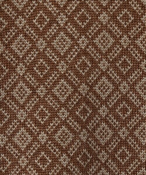 TOMORROWLAND / トゥモローランド ニット・セーター | ウールシルクカシミヤ ジオメトリック柄 クルーネックプルオーバーニット | 詳細9