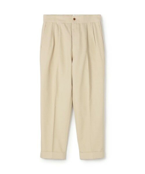 TOMORROWLAND/トゥモローランド コットンカシミヤ バックベルト ペグトップスラックス SONDRIO 13 オフホワイト S TOMORROWLAND/トゥモローランド コットンカシミヤ バックベルト ペグトップスラックス SONDRIO 13 オフホワイト S