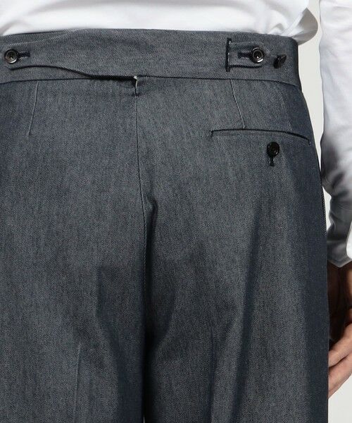 TOMORROWLAND / トゥモローランド スラックス・ドレスパンツ | コットンカシミヤ バックベルト ペグトップスラックス SONDRIO | 詳細6