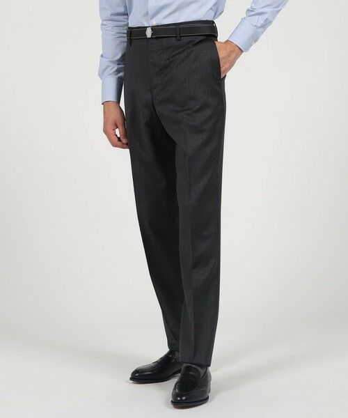 TOMORROWLAND / トゥモローランド スラックス・ドレスパンツ | 21マイクロン ウールツイル ノープリーツスラックス V.B.CANONICO | 詳細1