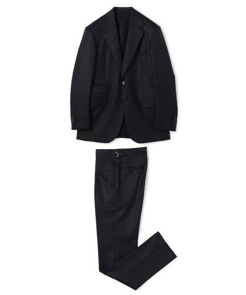 TOMORROWLAND/トゥモローランド ウール シングルブレステッド2Bスーツ ISLAND FLEECE E.Zegna 69 ネイビー 46 TOMORROWLAND/トゥモローランド ウール シングルブレステッド2Bスーツ ISLAND FLEECE E.Zegna 69 ネイビー 46