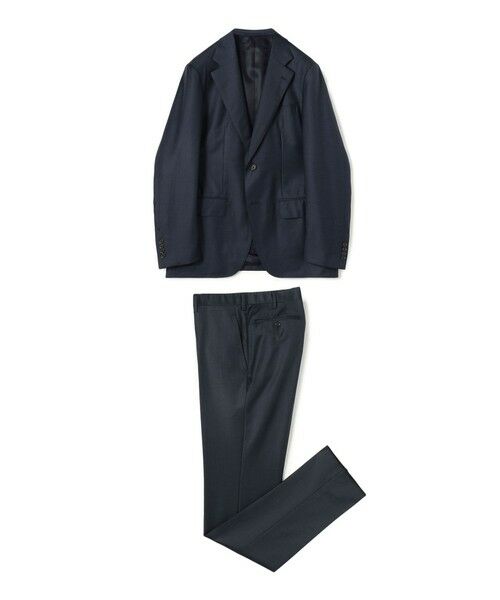 TOMORROWLAND/トゥモローランド ウール シングルブレステッド 2Bスーツ TROFEO E.Zegna 68 ネイビー系 46 TOMORROWLAND/トゥモローランド ウール シングルブレステッド 2Bスーツ TROFEO E.Zegna 68 ネイビー系 46