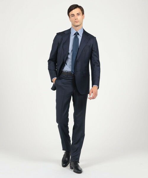 TOMORROWLAND / トゥモローランド セットアップ | ウール シングルブレステッド 2Bスーツ TROFEO E.Zegna | 詳細1