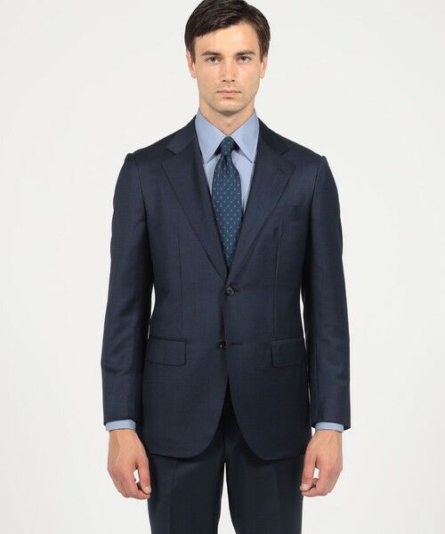 TOMORROWLAND / トゥモローランド セットアップ | ウール シングルブレステッド 2Bスーツ TROFEO E.Zegna | 詳細3