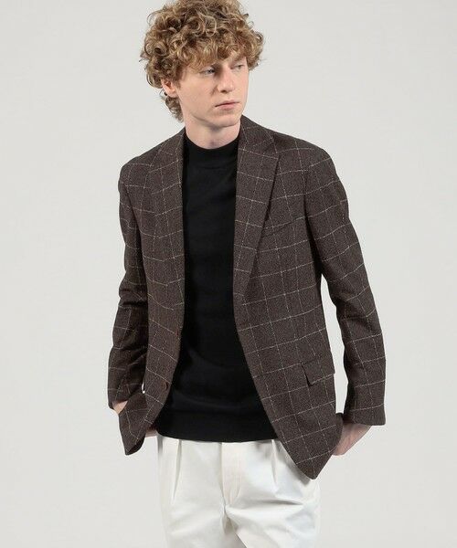 TOMORROWLAND / トゥモローランド テーラードジャケット | ウールシルクナイロン シングルブレステッド 2Bジャケット BOTTO GIUSEPPE | 詳細1