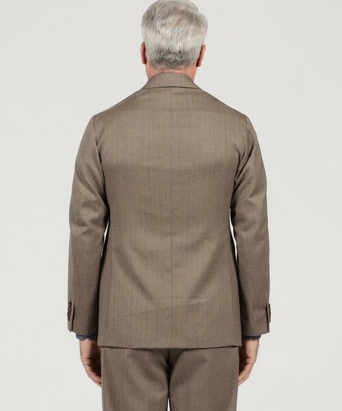 TOMORROWLAND / トゥモローランド テーラードジャケット | ウールヘリンボーン ダブルブレステッド6Bジャケット | 詳細4