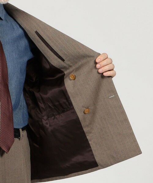 TOMORROWLAND / トゥモローランド テーラードジャケット | ウールヘリンボーン ダブルブレステッド6Bジャケット | 詳細5